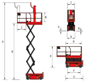Self Propelled Scissor Lift-ESSL-6A