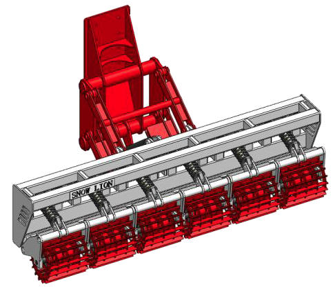 Front-Mounted Single-Row Icebreaker for Graders (Trucks)