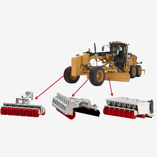 Grader-Mounted Icebreaker